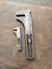 2x VINTAGE JOSEPH LUCAS GIRDER 91 & 93 ADJUSTABLE WRENCH SPANNER MILITARY ARROW picture