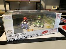 Carrera Kyosho Egg Mario Kart Circuit Pullback Racer Set Mario & Luigi picture