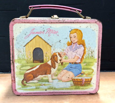 Vintage Junior Miss Aladdin Brand Metal Lunch Box - NO Thermos picture