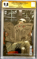 Sandman: Nightmare Country #1 CGC 9.8 1:50 DUAL SIGS Bueno and Tynion picture