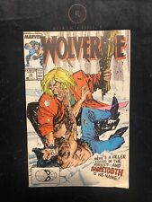 1989 Wolverine #10 (Wolverine Vs Sabertooth Cover) picture