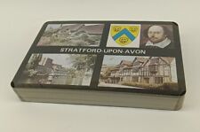 Vintage England Stratford Upon Avon Shakespeare Souvenir Playing Cards Sealed picture