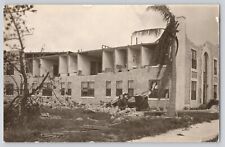 Postcard Florida Miami Disaster Crushed Ford Model Car 20s Vintage Antique picture