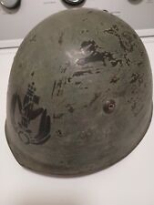 Original WWII WW2 Italian M33 Blackshirt Helmet German Elite Fascist Rare Named picture