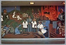 Rensselaer IN St. Joseph's College Halleck Student Center Religious Mural 4x6 picture