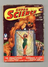 Super Science Stories Pulp Feb 1943 Vol. 4 #3 GD picture