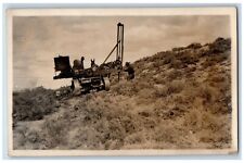 Dwelling Well Postcard RPPC Photo Farming Scene Field c1900's Unposted Antique picture