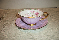 Shelley Oleander Lavender Teacup & Saucer 