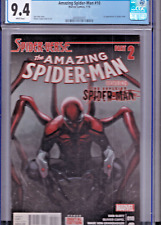 AMAZING SPIDER-MAN #10 CGC 9.4 1ST App SPIDER-PUNK MAIN COVER A WHITE PAGES 2015 picture
