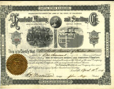 Humboldt Mining and Smelting Co. - Stock Certificate - Mining Stocks picture