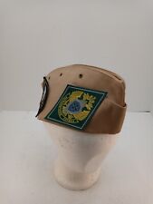 Vintage Russian USSR Military Cap Army Pilotka Hat USSR Patches  picture