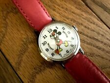Vintage BRADLEY 1970’s Mickey Mouse #47 “Fat Boy” Watch Excellent Condition picture
