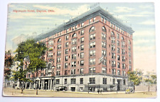 Dayton Ohio Algonquin Hotel Postcard 1913 picture