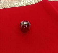 Aghori Made Uncrossing Enemy Protection Evil Eye Gold Amulet End Curses Ring.. picture