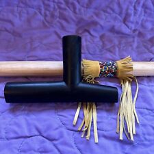 New Large Black Pipestone / Steatite Ceremonial Prayer  Peace Pipe - Signed picture
