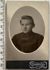 1900s CDV Yakubovich LIBAU Latvia Russia Guy Man Antique Photo Visit Portrait picture