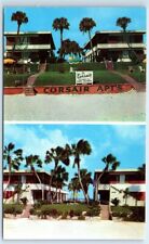 Postcard Corsair Apartments, Daytona Beach FL 1950's J104 picture