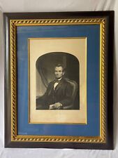 Antique 1866 Samuel Sartain Abraham Lincoln Engraving Published By RIDE & Allen picture