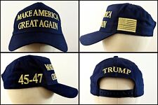 Navy Blue & Gold Official Trump 45-47 Make America Great Again 2024 MAGA Hat picture