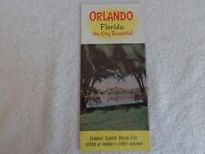 City of Orlando Florida Travel Brochure Pamphlet Vacation Vintage picture