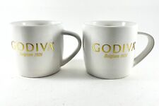 GODIVA Mug Belgium 1926 Ceramic Coffee Mug Set of 2 picture