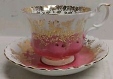 Vintage Royal Albert Pink Regal Series Tea Cup and Saucer picture
