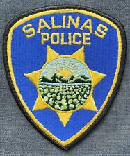 Salinas California CA Police Shoulder Patch Pre-owned Unsewn Vintage picture