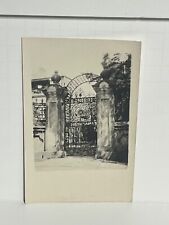 Postcard Wrought Iron Gate Fence A65 picture