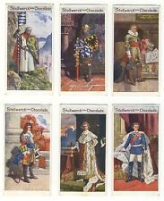 Stollwerck 1899 Group 86 Bavarian Princes set of 6 cards F-VG picture