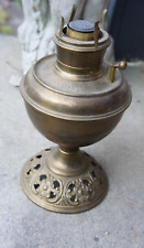 Antique Victorian B&H Bradley and Hubbard Brass Oil Kerosene 9