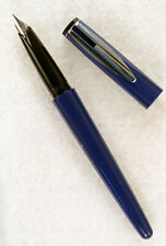Vintage Waterman Reflex Blue Fountain Pen, circa 1990s, Mint Condition picture