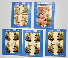 Meyercord vintage decals lot set of 5 theater masks teddy bears picture