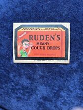 1974 Topps Wacky Packages 10th Series 10 Sticker Ruden's Cough Drops picture