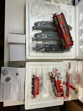 BUDWEISER CHRISTMAS TRAINS HAWTHORNE VILLAGE NEW IN ORIGINAL PACKAGING WITH CERT picture