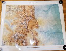 1992 Huge Colorado State  Map by Raven 42.5