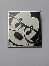 Disney Pin Mickey Mouse Hipster Wearing Nerd Glasses Face Square B&W 2014 picture