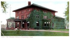 THE BRONSON LIBRARY,WATERBURY,CONN.VTG UNDIVIDED BACK POSTCARD*D13 picture