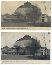 Springfield IL Dome Building State Fair Grounds Lot of 2 Postcards Illinois picture