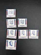 Vtg Presidential Matches, Set of 7 with Duplicates picture