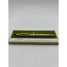 Vtg Cross Ball Pen 12KT 1/20 Gold Filled 6602 Needs Ink Refill, Org Box picture