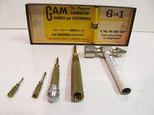 Vintage GAM Mfg Co Nesting Hammer & Screwdrivers Set with Detroit MI advertising picture