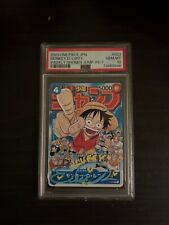 Signed Erica Schroeder PSA 10 One Piece Luffy card, weekly shonen jump promo picture