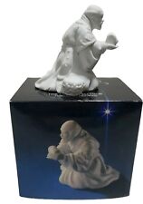 VTG Avon Nativity Melchior Magi King White Porcelain Figurine 1982 Original Box picture
