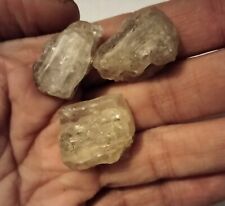 19 grams Natural Golden Scapolite Rough Crystal Mineral specimens, 3 pcs. picture