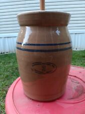 Vintage Marshall Pottery 2 Gallon Pottery Butter Churn w/Lid picture