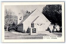 Red Cloud Nebraska NE Postcard Wesleyan Methodist Church Exterior Scene c1940's picture