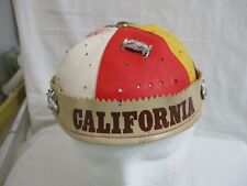 California Souvenir leather beanie cap with charms picture