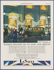 Vintage 1928 LASALLE Cadillac Luxury Automobile Car Edward A Wilson Art Print Ad picture