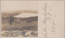 Lake Mahopac New York RPPC 1904 Photo Postcard picture