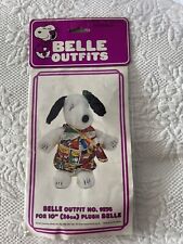 Vintage 10” Snoopy’s Sister Belle Peanuts 3 Piece Comic Strip Outfit, Mint picture